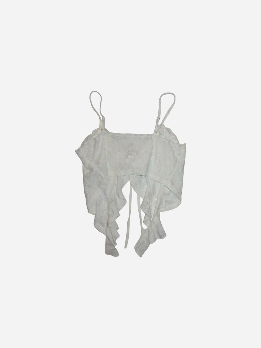 CIDER - Ruffled Tie-Front Cami Top - Picture 3 of 6